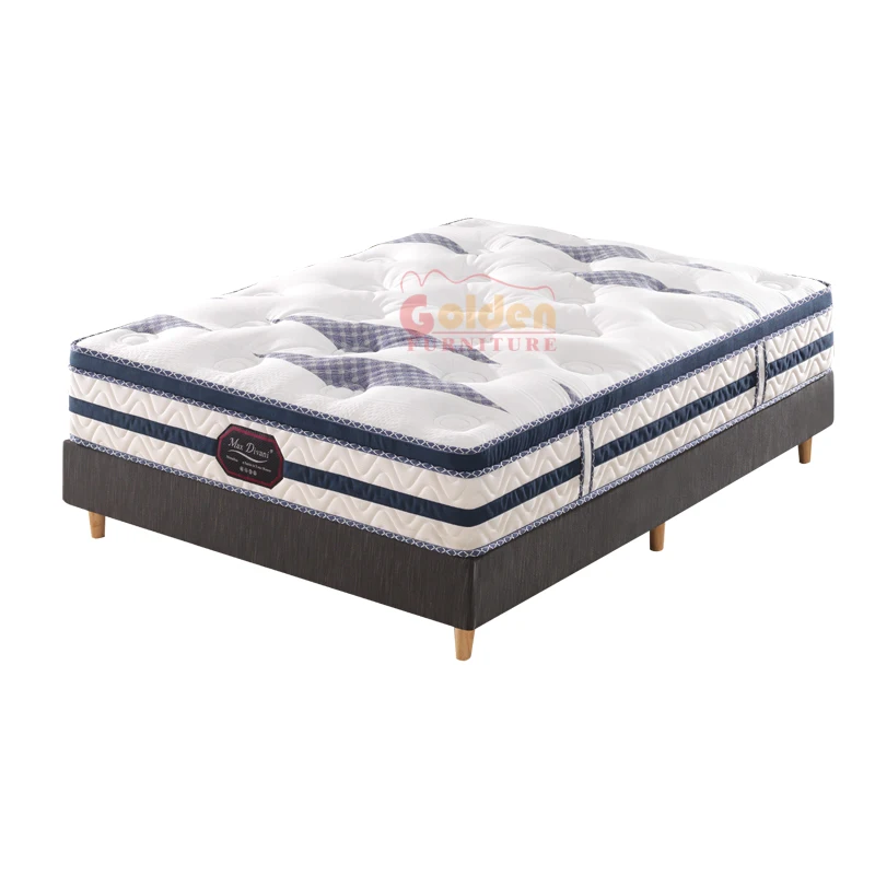 

Hypo-allergenic Factory offer spring mattress king queen rolled up plush pocket spring mattress rolled mattress oem