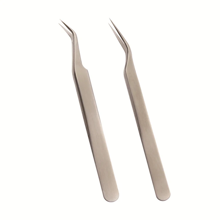 

Beauty tools for women 45 degree angle tweezers makeup tool kits eyelash forceps twizzers, Customized color