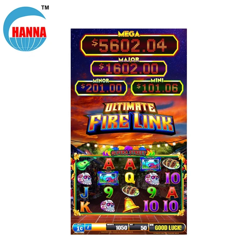 

2021 NEW FIRE LINK multi title 8 games in 1 game board Full machine and touch screen casino jackpot vertical slot machines, Blue