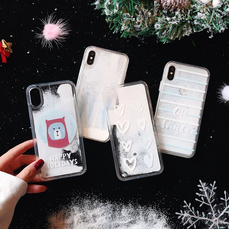 Cedar Quicksand Christmas TPU Case for iPhone 6 to 11 Pro Max
