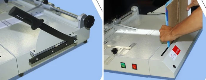 100H A4 Photo Album Manual Hard Cover Book Making Machine