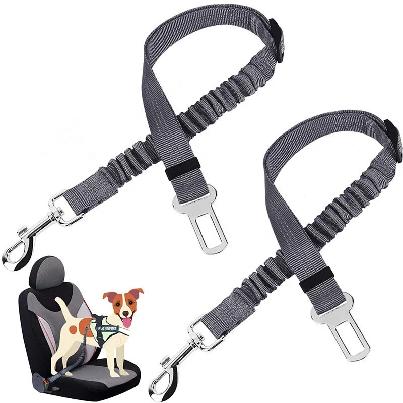 

Amazon Hot Selling Perro Collares Accesories Cat Safety Dog Restraints Harness Adjustable Belts Pet Car Seat Belt, As pic