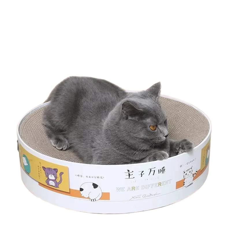 

Custom Wholesale Style Large Size Modern Cat Scratcher Cardboard Cats Bed Sofa Scratching Board