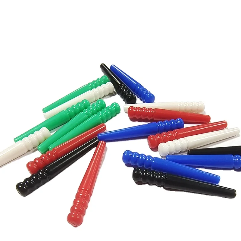 

Premium 5 colors Cribbage pegs 25.4mm Standard Plastic Cribbage Pegs for 1/8'' hole White/Black/Green/Red/Blue
