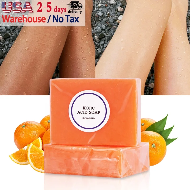 

Private Label Natural Papaya Handmade Toilet Soap Bar Whitening Soap Skin Lightening Kojic Acid Soap, Orange