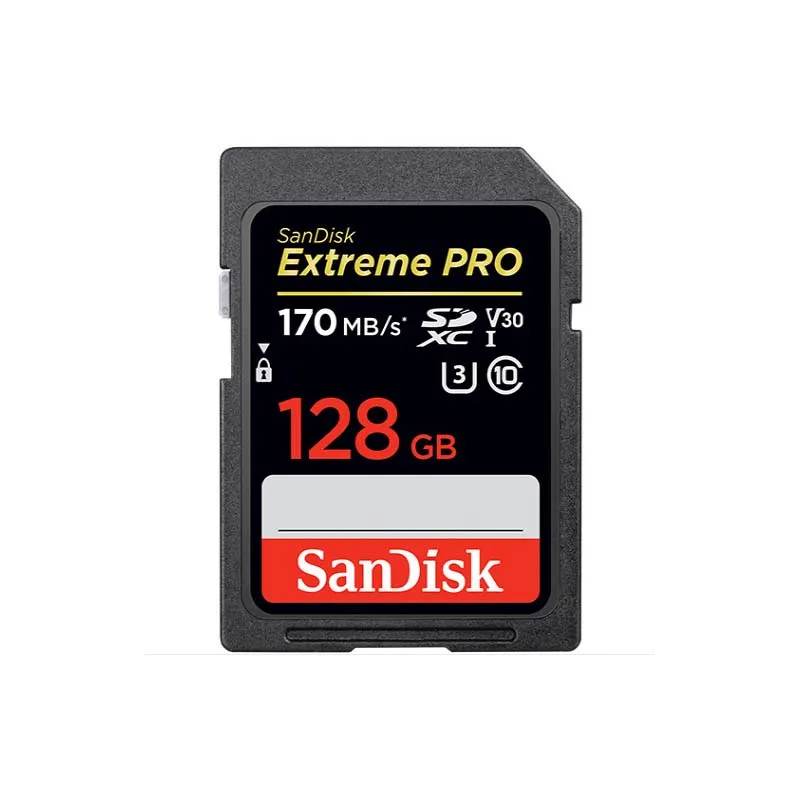 

sandisk Extreme Pro SD card 64G 128G 256G 512G SDSDXXY 170M/s 4K U3 V30