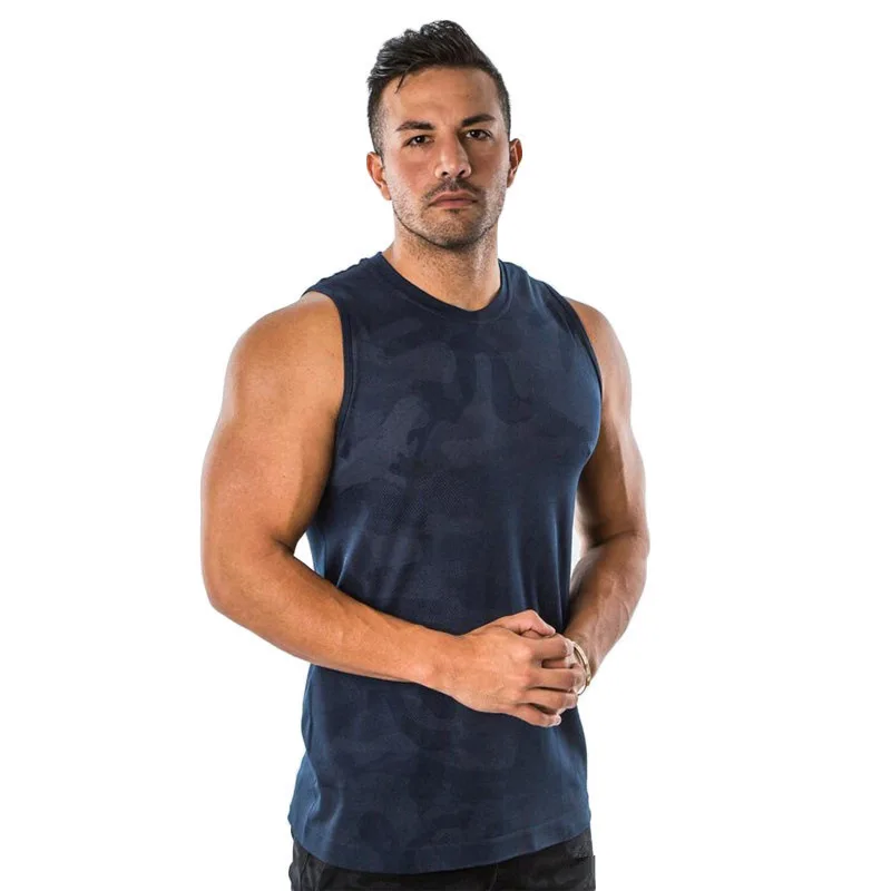 

Camouflage Workout Tank Top Men fit summer Sleeveless Travel Vest Tank Tops