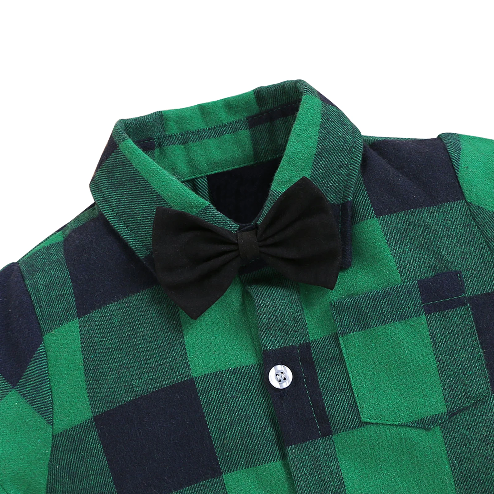 
Newborn Boy Short Sleeve Bodysuit Cute Infant Boy Plaid Pocket Jumpsuit Spring Autumn Baby Boy Dresses Set 