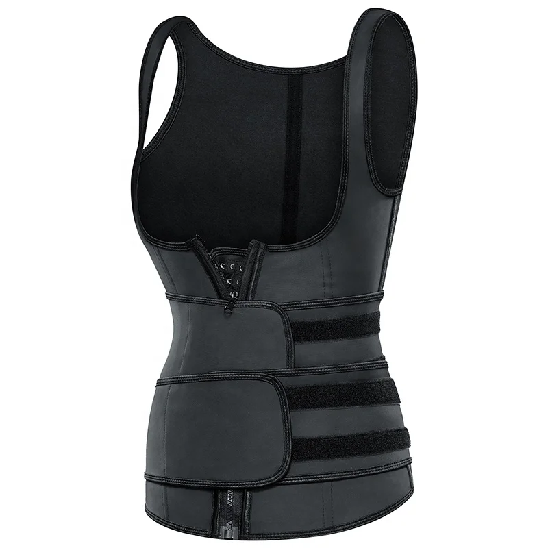 

Ladies Fajas Body Shaper Fitness Waist Trainer Belt Customized Logo Big Size Vest