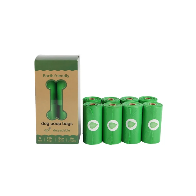 

Custom Logo Biodegradable Poop Bags Vegetable-Based Eco-Friendly Compostable Poop Dog Bag, Army green,green