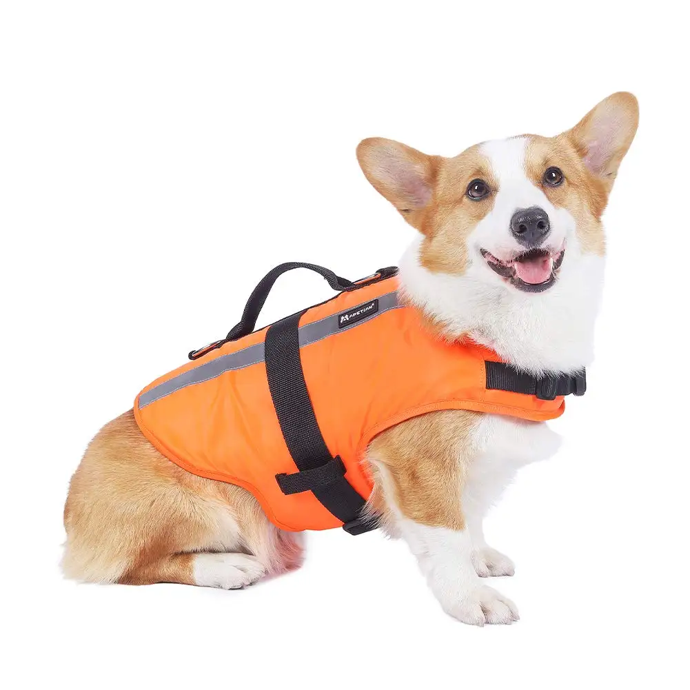 

Eyson OEM LOGO dog life jackets 2022 adjustable dog life jacket reflective swimming dog life jacket