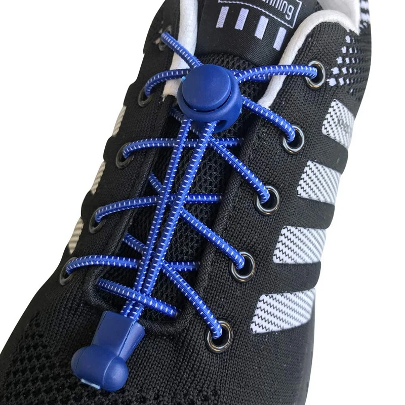 FASTLACES Sports Anti-slip No Tie Shoe Laces Elastic Quick Polyester for Stretching Lock Lazy Laces Kids Adult Unisex