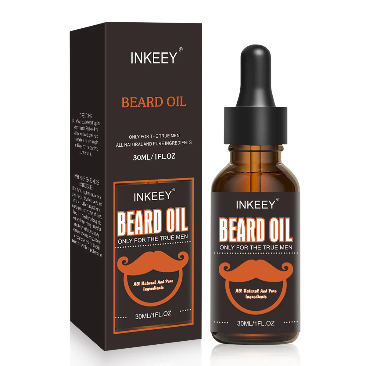 

Private Label 100% Organic Beard Oil for Hair Beard Growth