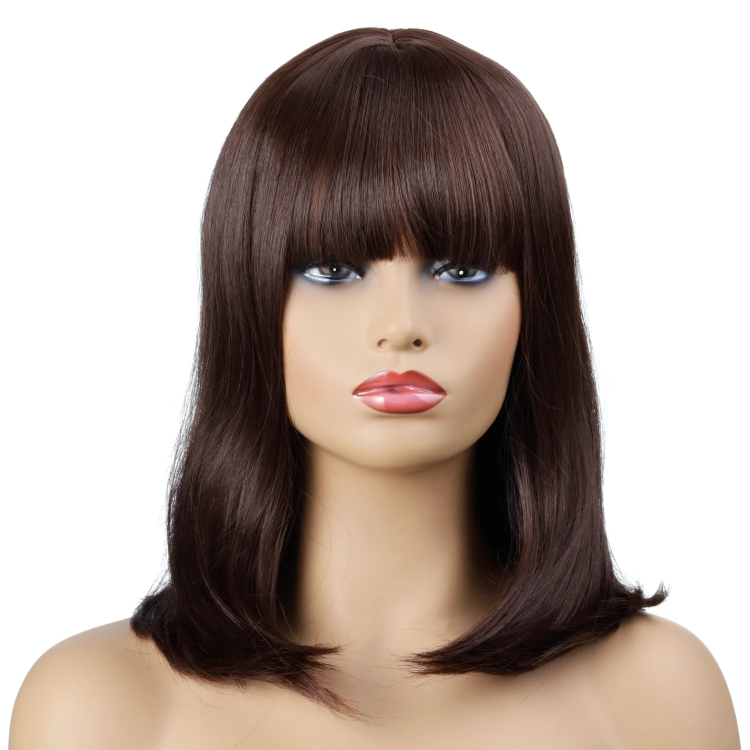 

2021 Wholesale high quality bob yellow synthetic hair wigs hair extensions, As picture