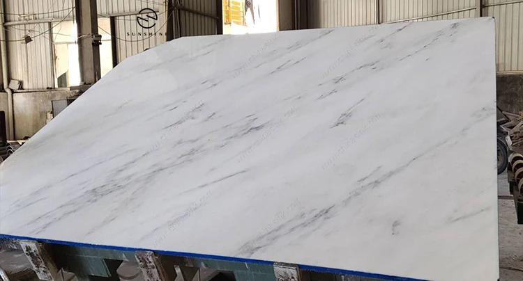 Wholesale Price Good Quality Polished Big Size China Oriental White Marble Slabs