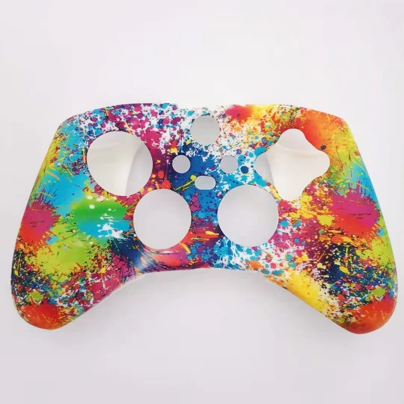 

New Color For Xbox Series X Controller Gamepad Camo Silicone Cover Rubber Skin Grip Case Protective For Xbox Series X Joystick