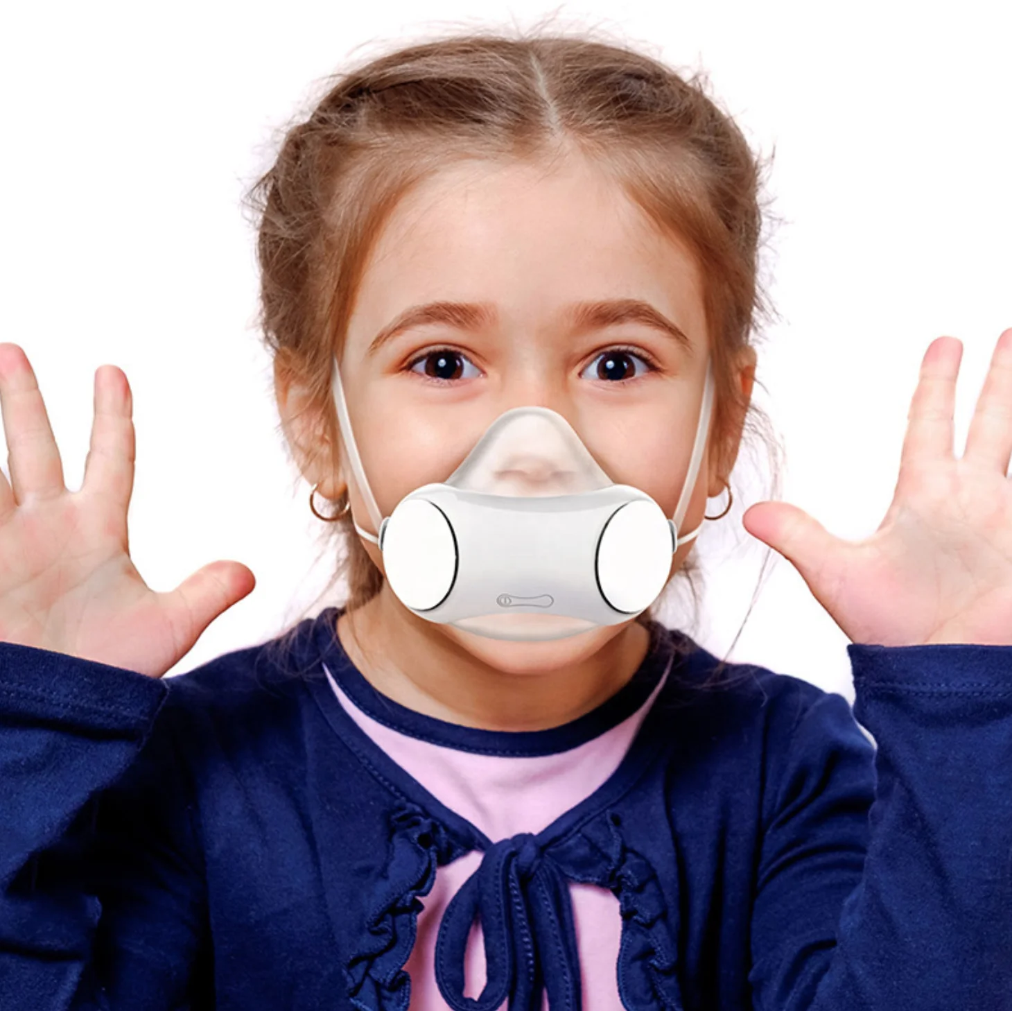 
2020 Reusable Smart N99 Electric Children use wearable air purifier Anti-virus better than N95 masking 