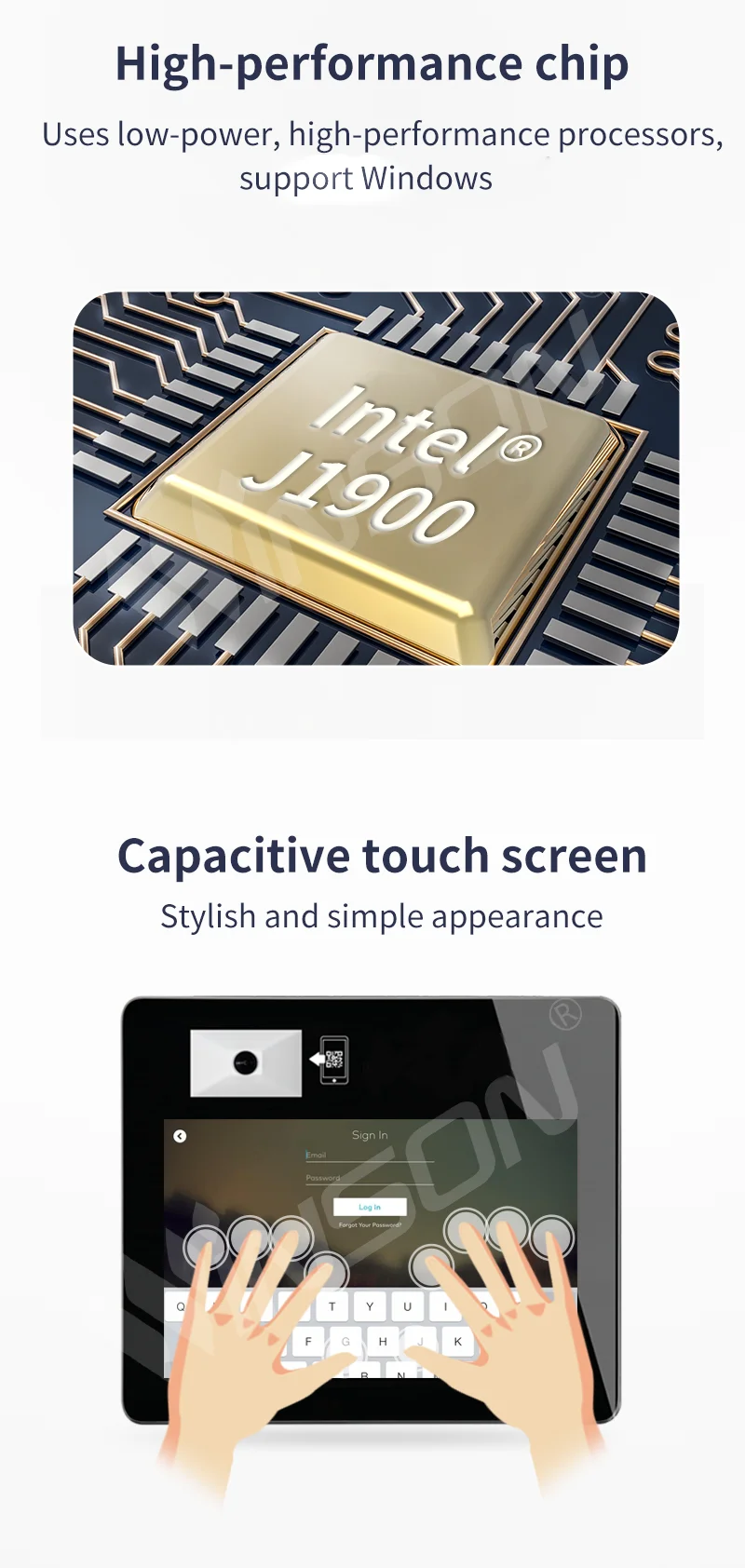 10.1 Inch Widescreen Touch Screen POS System All in One POS Terminal Point of Sale POS Machine