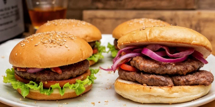 Umami-rich seasonings for burgers