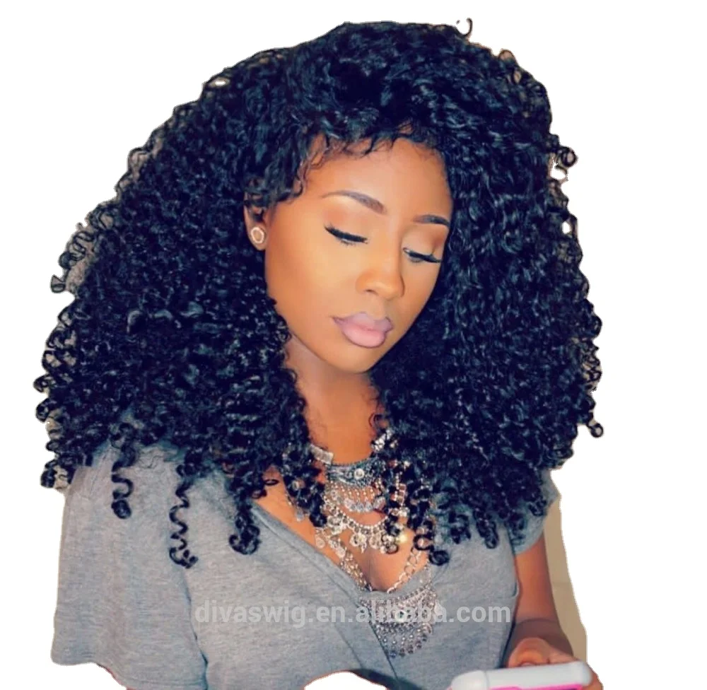 

Hot 250% density lace wig, Cheap 360 lace frontal wigs virgin mongolian Hair kinky Curly Lace Front Human Hair Wigs