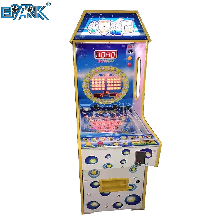 

Cheap Price Wooden Arcade Pinball Machine For Kids Maquina Pinball 6 Ball Game Machine