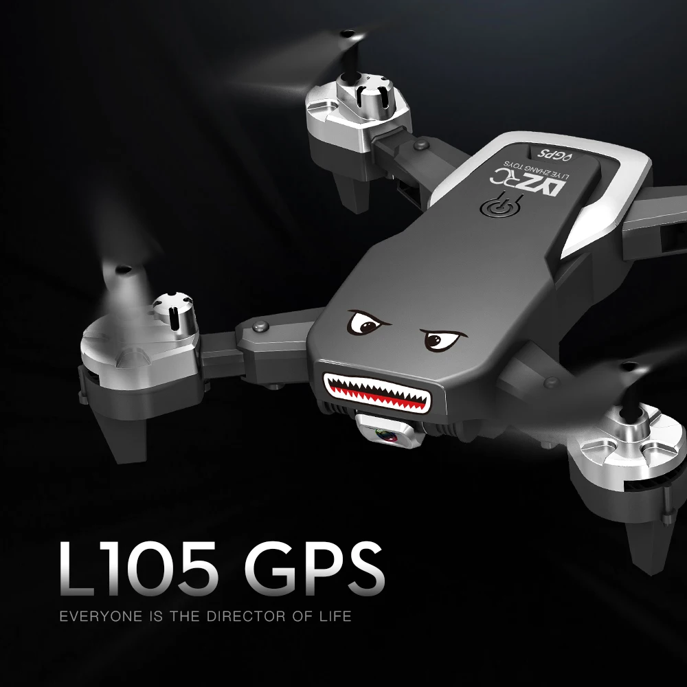 

L105 GPS 4K HD Camera Drone Wifi 25min Flight Time Brushless Motor Quadcopter Distance 1km Keep Foldable RC Professional Drones