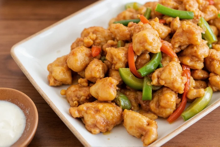 Pickled chicken in a glass jar