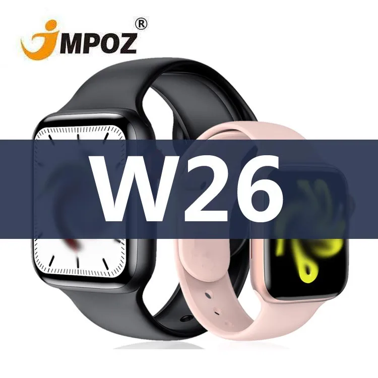 

W26+ W26 Smartwatch Waterproof 1.75 Inch Full Screen Touch ECG Series 6 Reloj Inteligente Bracelet W26 plus W26+ W26 Smart Watch