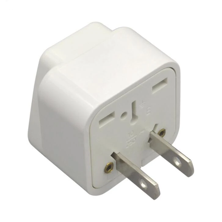 

Japan Power Plug Adapter with ground wire Japanese Power Cord Cable Connector US Outlet to JP 2-flat pin Conversion Plug