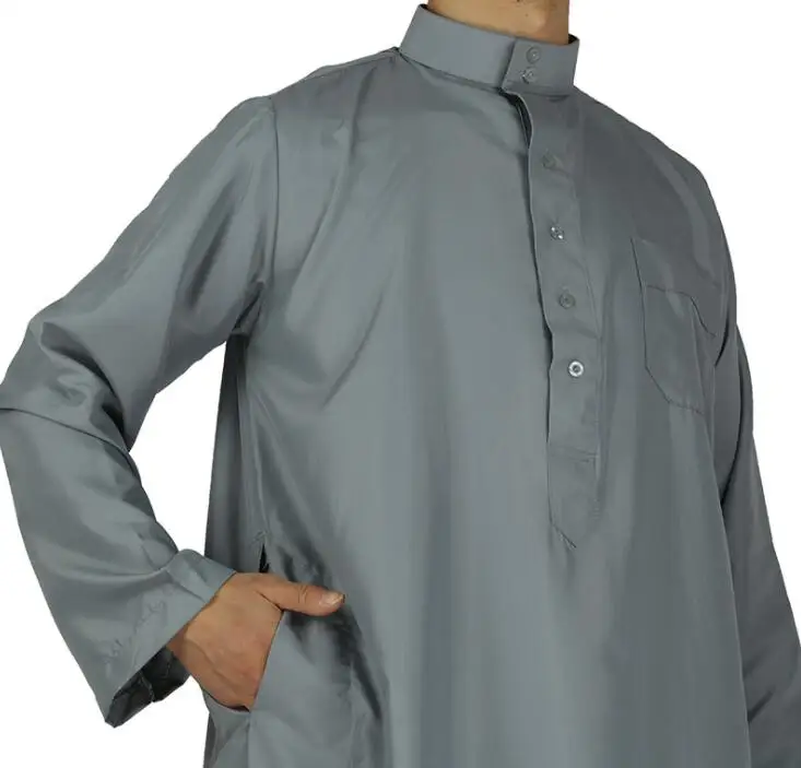 

Muslim men's clothing Arab men's robe Ramadan worship robe 2021022005
