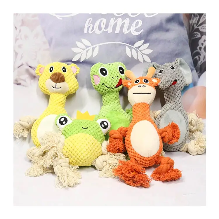 

Manufacturer Wholesale Stuffed Animal Shaped Squeaky Toy Pet Dog Toys, Picture