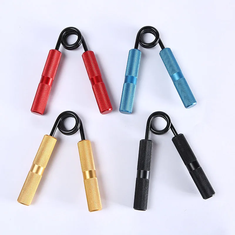 

High quality men's grip strength training device hand strength training device finger health equipment household equipment, Red + black + blue + gold + silver