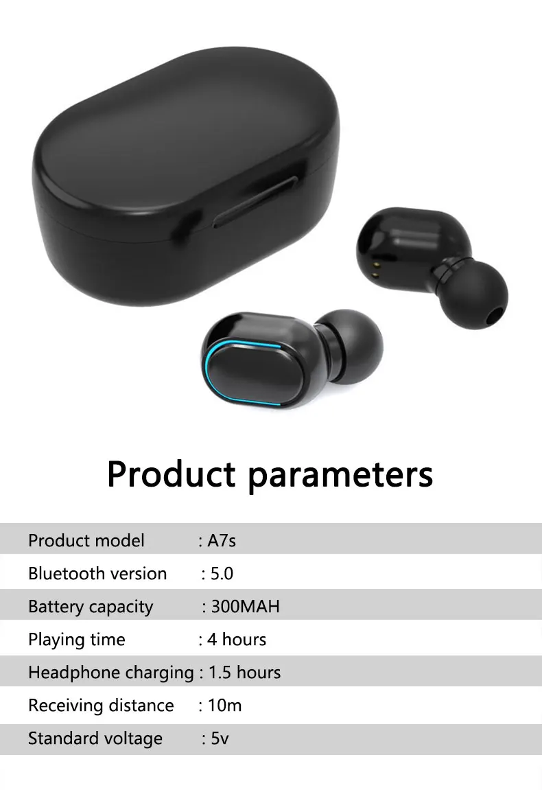 2020 Amazon Top Seller Wireless Earphone Bluetooth 5.0 TWS Earbuds LED Display Power Bank Headset Microphone Bluetooth Earphone