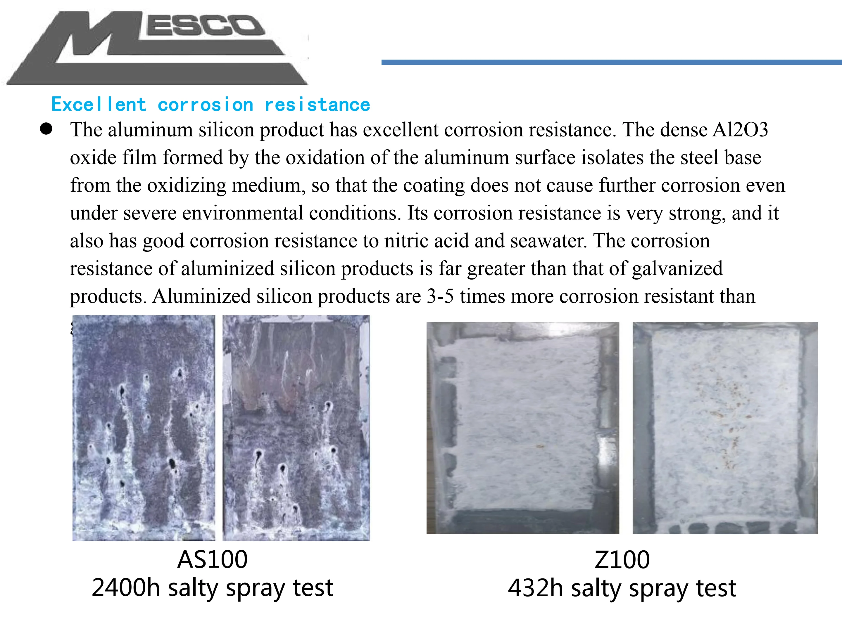 Astm A463 Type 1 Hot Dipped Aluminized-silicon Alloy Coated Aluminized ...