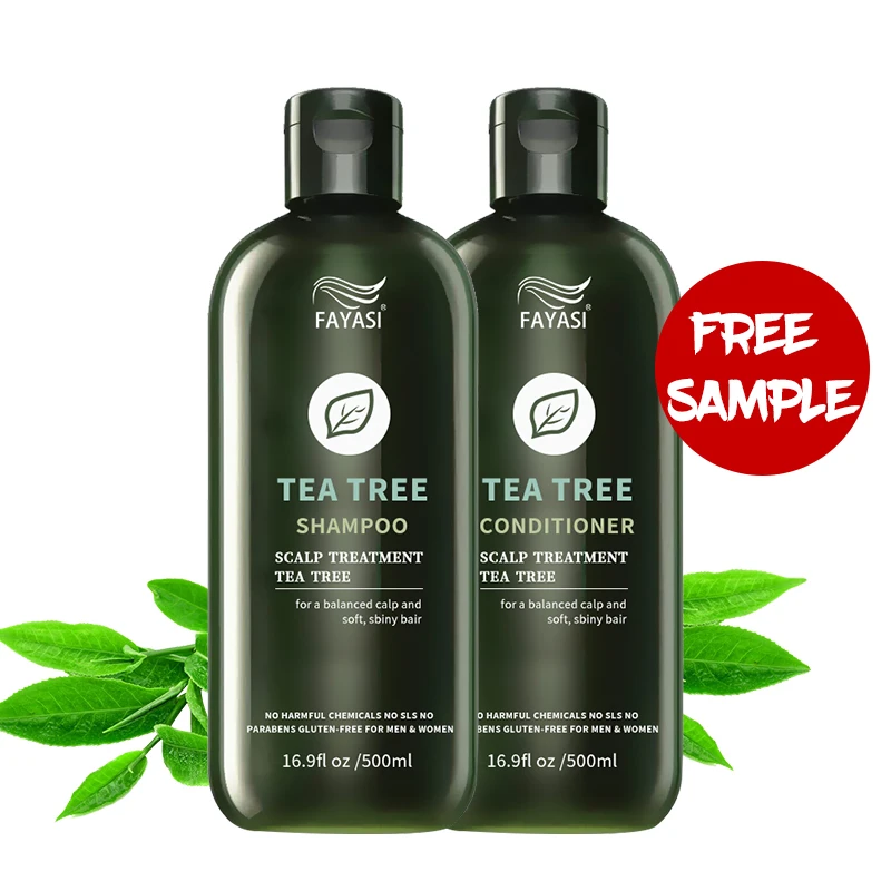 

Private Label Tea Tree Shampoo Anti-Dandruff Nourishing natural herbal sulfate free hair treament shampoo and conditioner