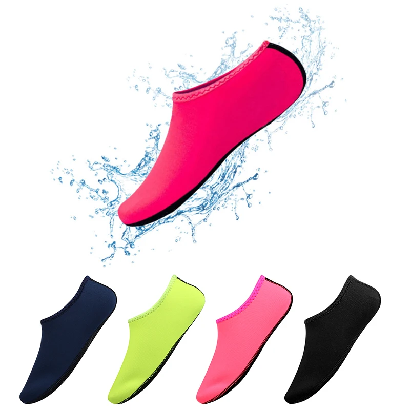 

Unisex Diving Sock Barefoot Water Sports Skin Shoes Aqua Sock Snorkeling Seaside Swimming Pool Non-slip Sock Anti-skid Yoga Shoe, Colorful