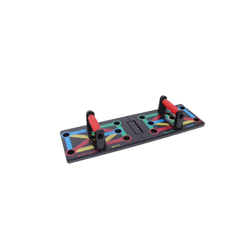 

Ronix 12 In 1 Fitness Equipment Collapsible Push Up Training Board, Board Push Up, Black body