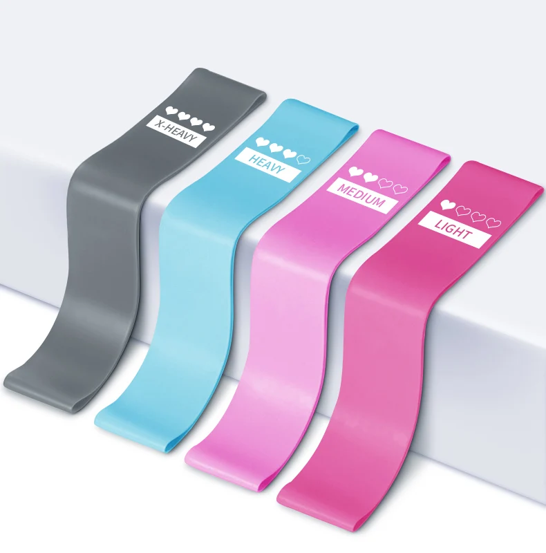 

Sport Rubber Loop Bands 4pcs Training Elastic Resistance Yoga Gym Exercise Fitness Resistance Bands Set, Red, green, pink, purple, light pink, custom color
