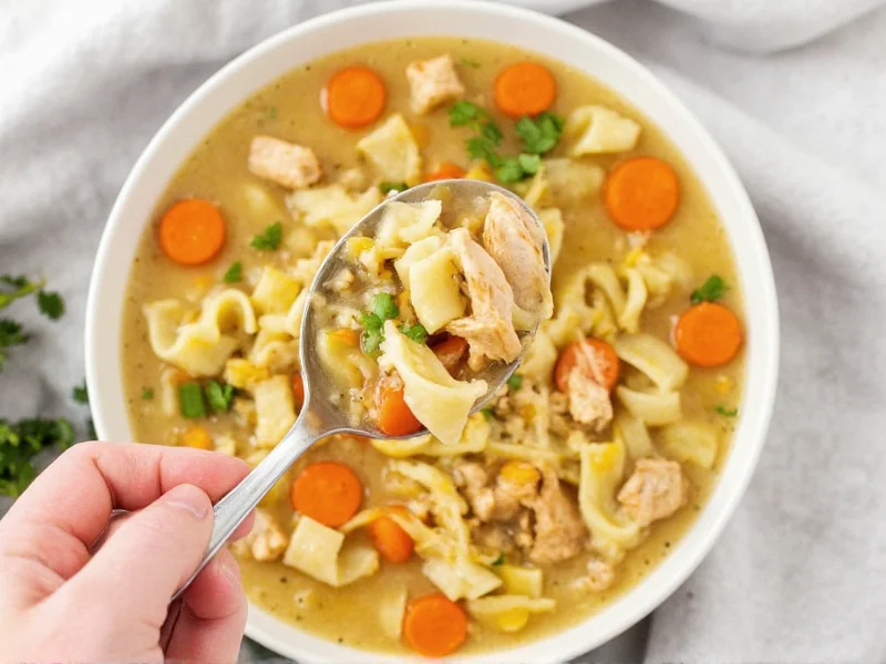 Easy Slow Cooker Chicken Noodle Soup Recipe