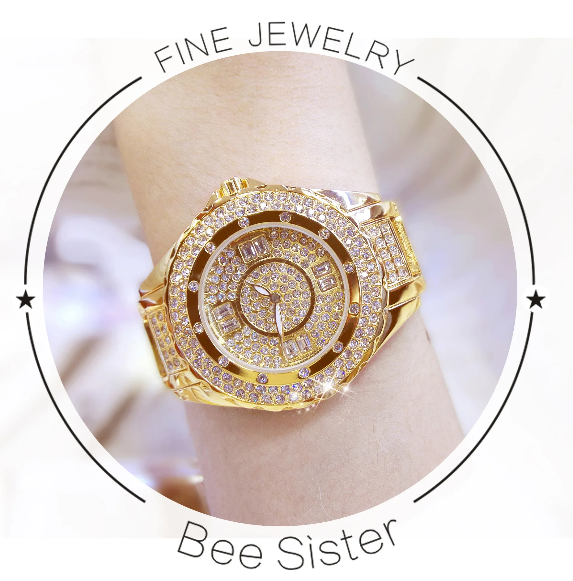 

2018 New Women Watches Time Casual Luxury Brand Diamond Quartz Watch montre femme Strap Wristwatches Female Dress Clock Saac
