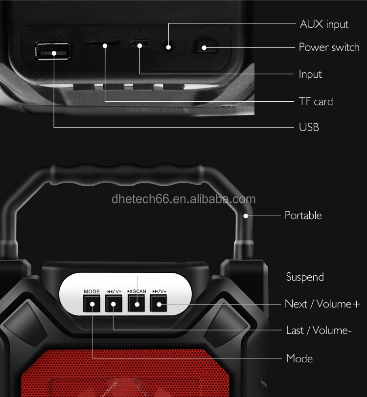 Ready To Ship LED Light LED Speaker For Gaming - ANKUX.COM