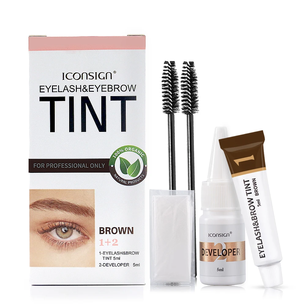 

Low MOQ lash & brow dye eyebrow dye private label eyebrow tint private label