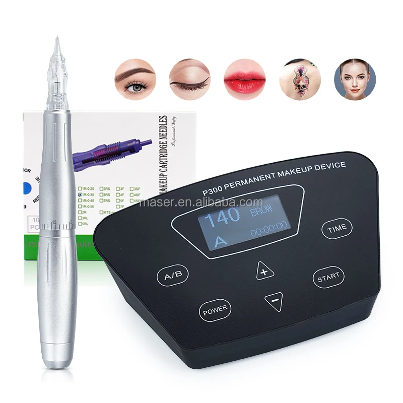 

Biomaser Permanent Makeup Machine Kit For Eyebrow Tattoo Lip Eyeliner Microblading Pen Set Dermograph Make up microblade machine