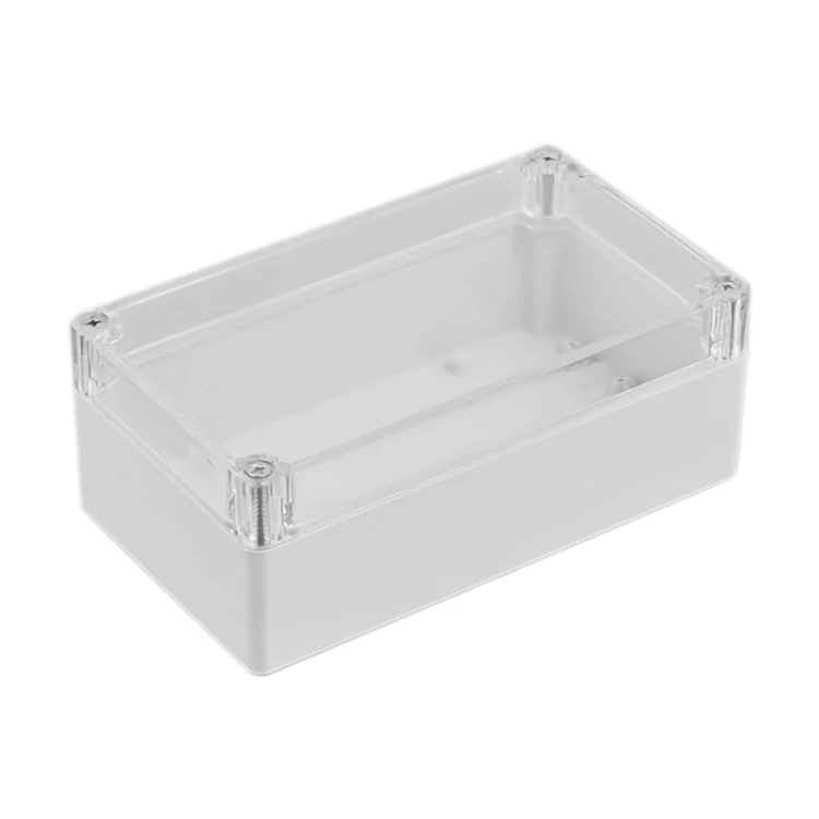 

158x90x60 mm Custom Holes Clear Lid ABS Outdoor Plastic Electronic Enclosure Waterproof IP65 Project Box