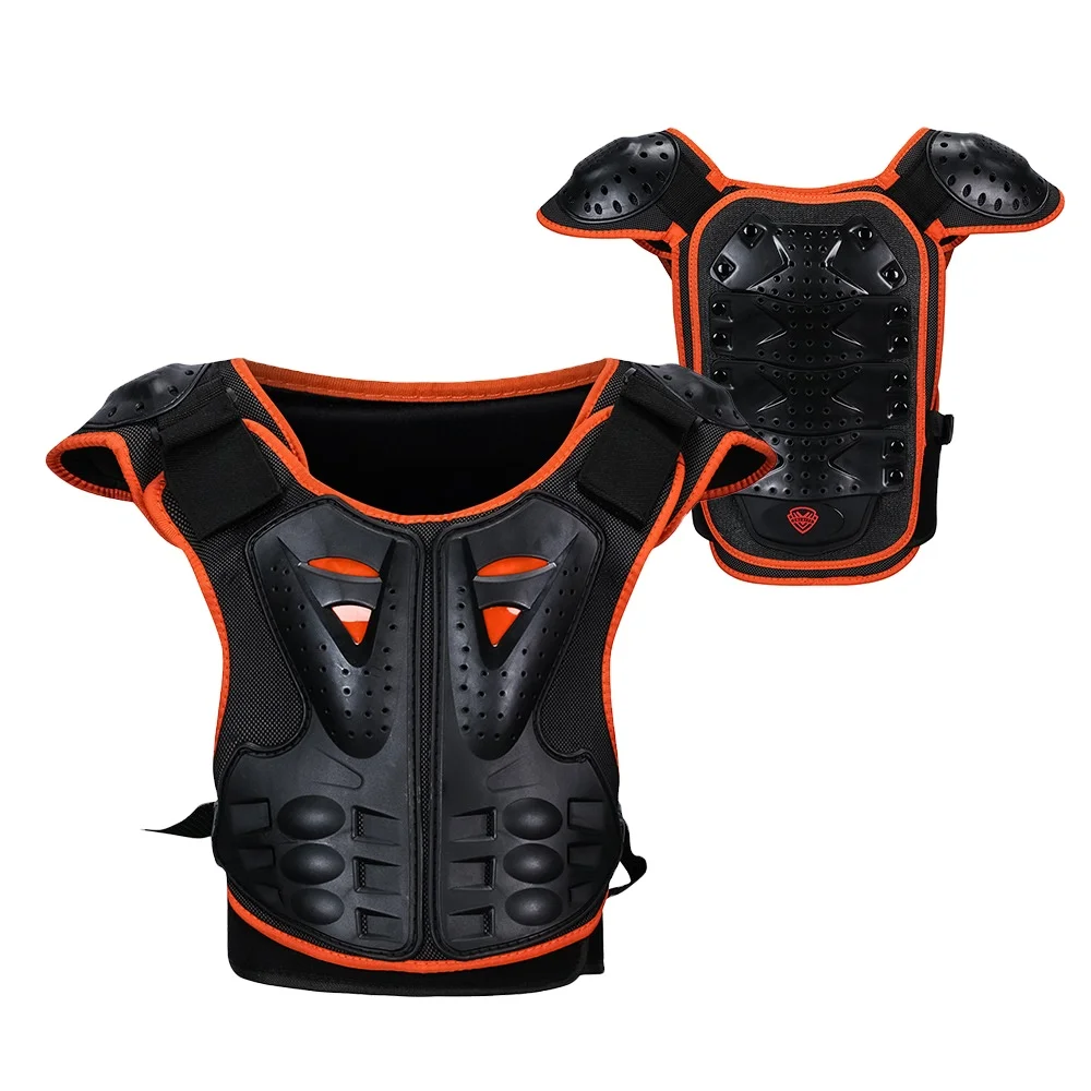 

4-15 Years Kids Body Chest Spine Protector Protective Guard Vest Motorcycle Jacket Child Armor Gear For Motocross Dirt Bike
