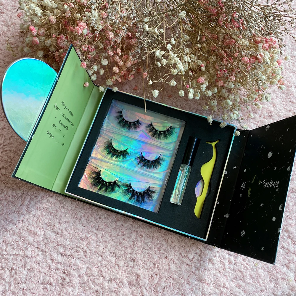 

OEM service false eyelashes cruelty free mink fur lashes,magnetic box 3d mink eyelashes, Natural black