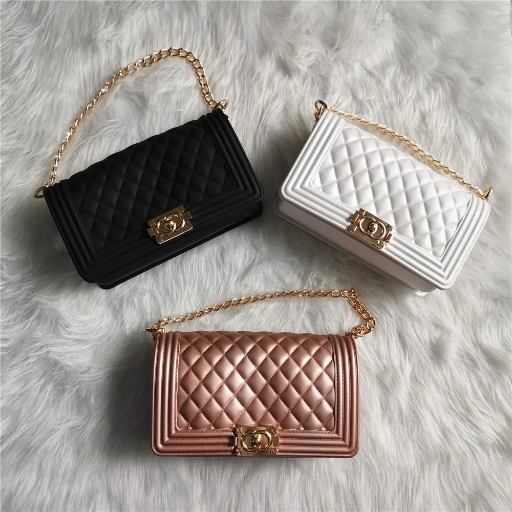 
TS9009 Sac a main Wholesale 2020 Fashion solid color jelly designer bags Ladies Purses women handbags Jelly purse and handbags 