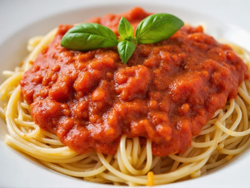 homemade italian spaghetti sauce