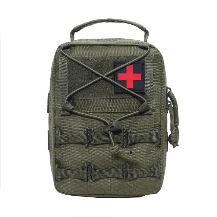 

1000D Nylon Waterproof Tactical Military Medical Ifak Pouch First Aid Kit Emergency Survival Empty Bag, As pictures or customized