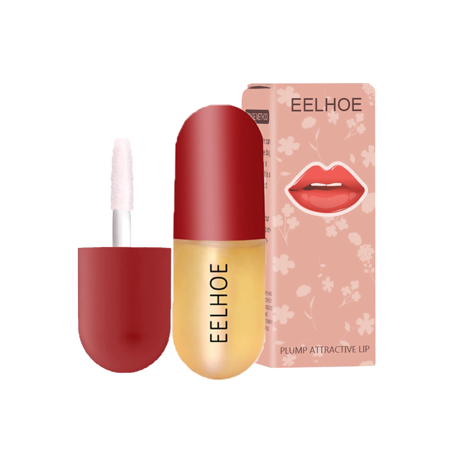 

EELHOE Plumper Lip Care Serum Day Light Smooth Fine Lines Nourishing Lips Anti-Drying lip gloss containers tube balm bottles